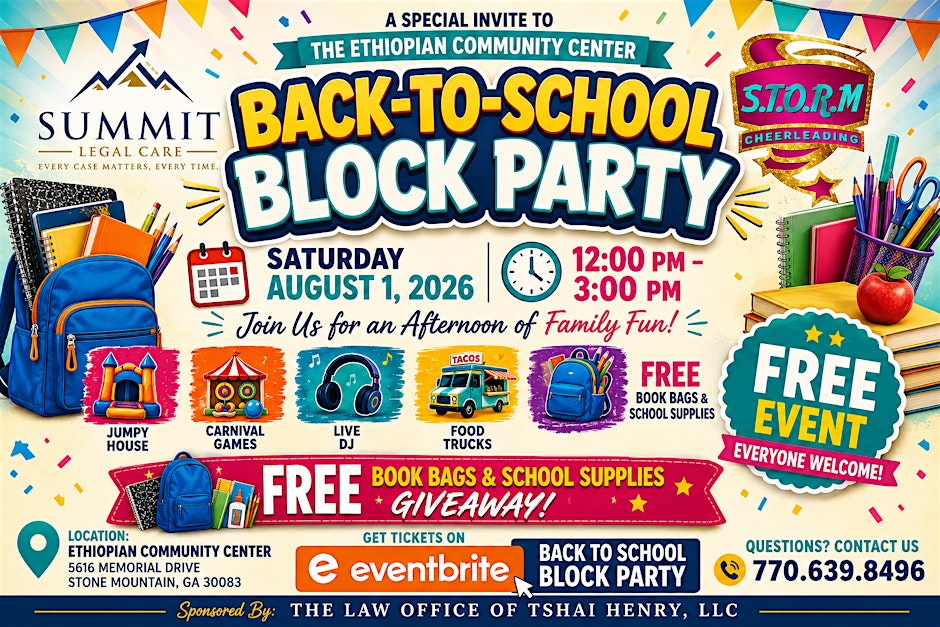 Back To School Block Party