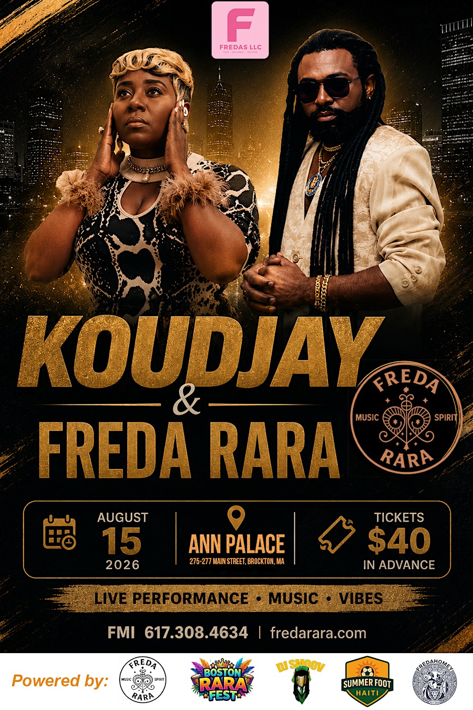 KOUDJAY & FREDA RARA Live @ Ann’s Palace –