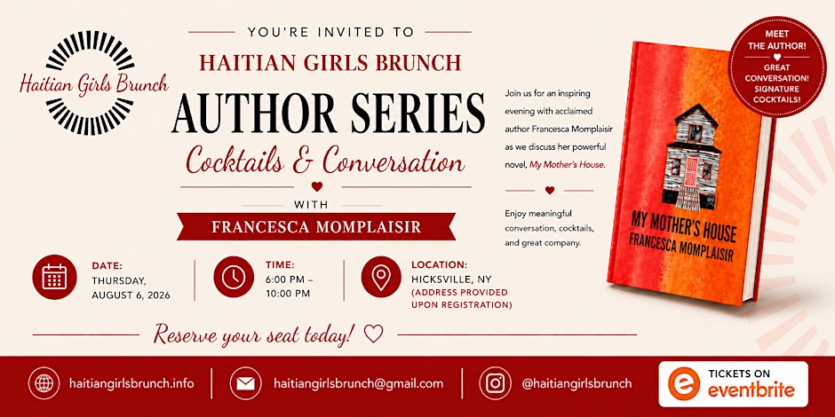 Cocktails & Conversation: Haitian Girls Brunch Author Series
