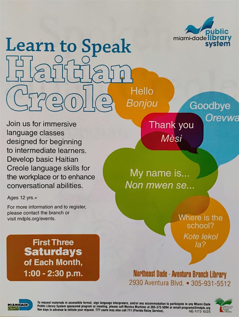 Haitian Creole Classes