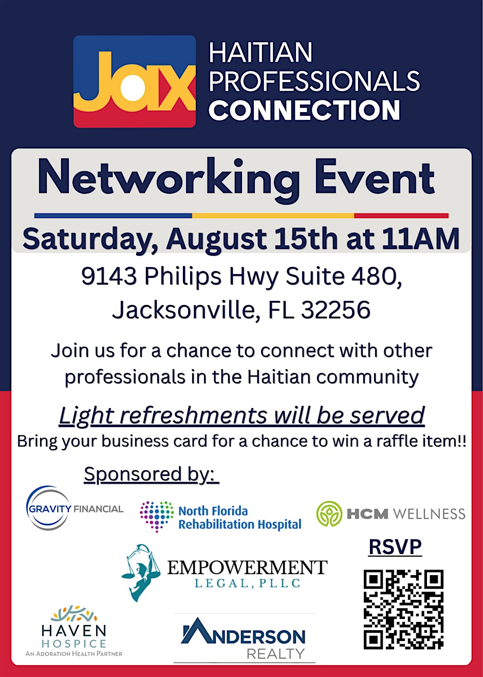 Jacksonville Haitian Professionals Networking Event