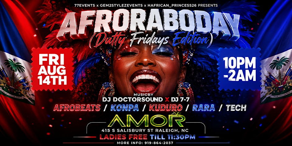 AFRORABODAY: Dutty Fridays