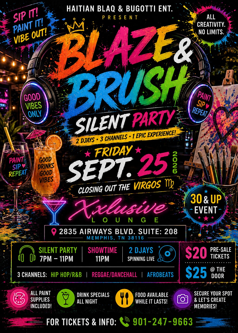 Blaze n Brush Silent Party