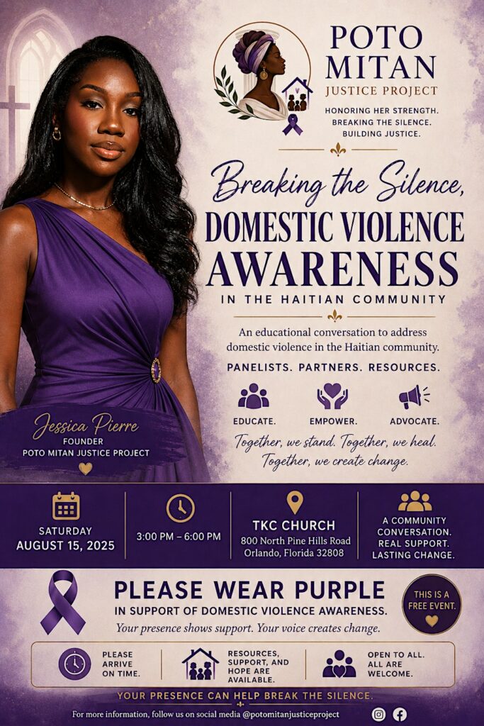Breaking The Silence: Domestic Violence Awareness in the Haitian Community