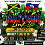 Jamaican Haitian Link Caribbean Flag Party