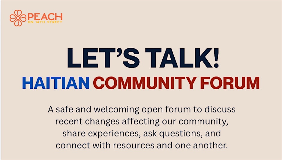Let’s Talk! A Haitian Community Forum