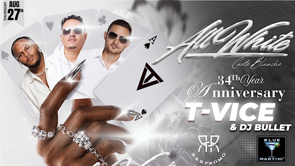 T-Vice 34th Year Anniversary Party Live at Blue Martini FTL DJ BULLET