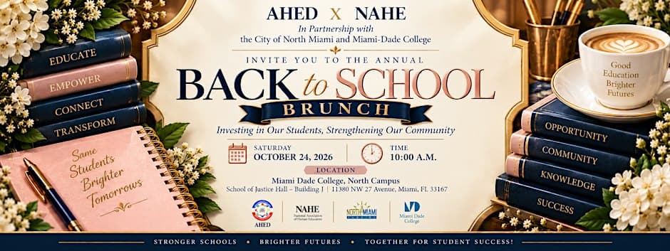 AHED x NAHE Annual Back to School Brunch