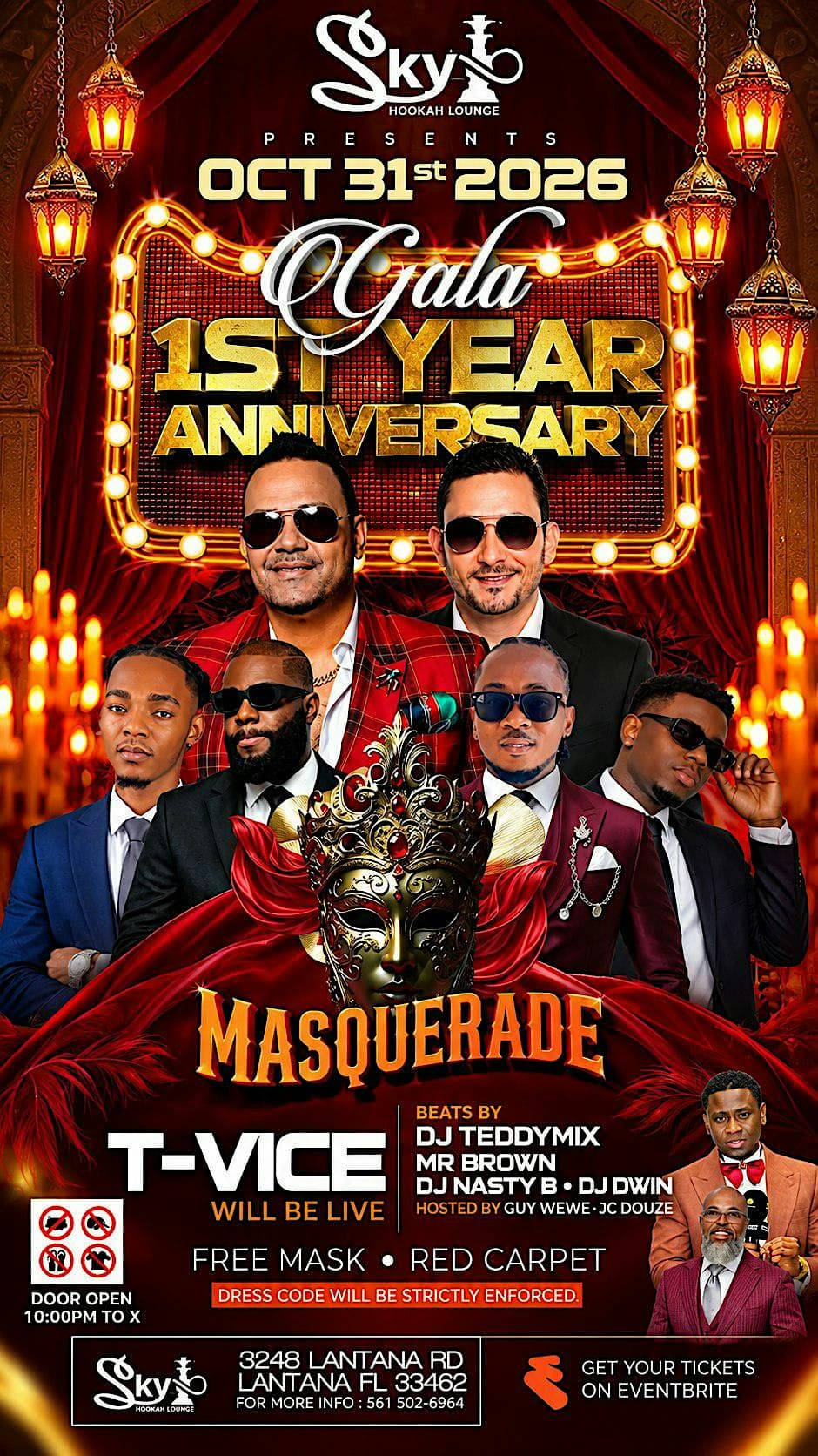 SKY HOOKAH LOUNGE 1ST YEAR ANNIVERSARY