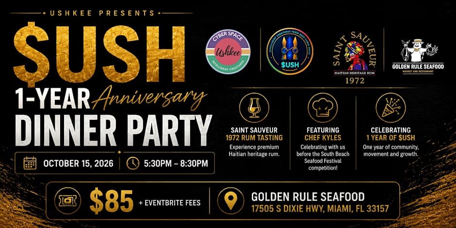 $USH 1-Year Anniversary Dinner Party