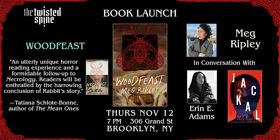 BOOK EVENT: WOODFEAST by Meg Ripley