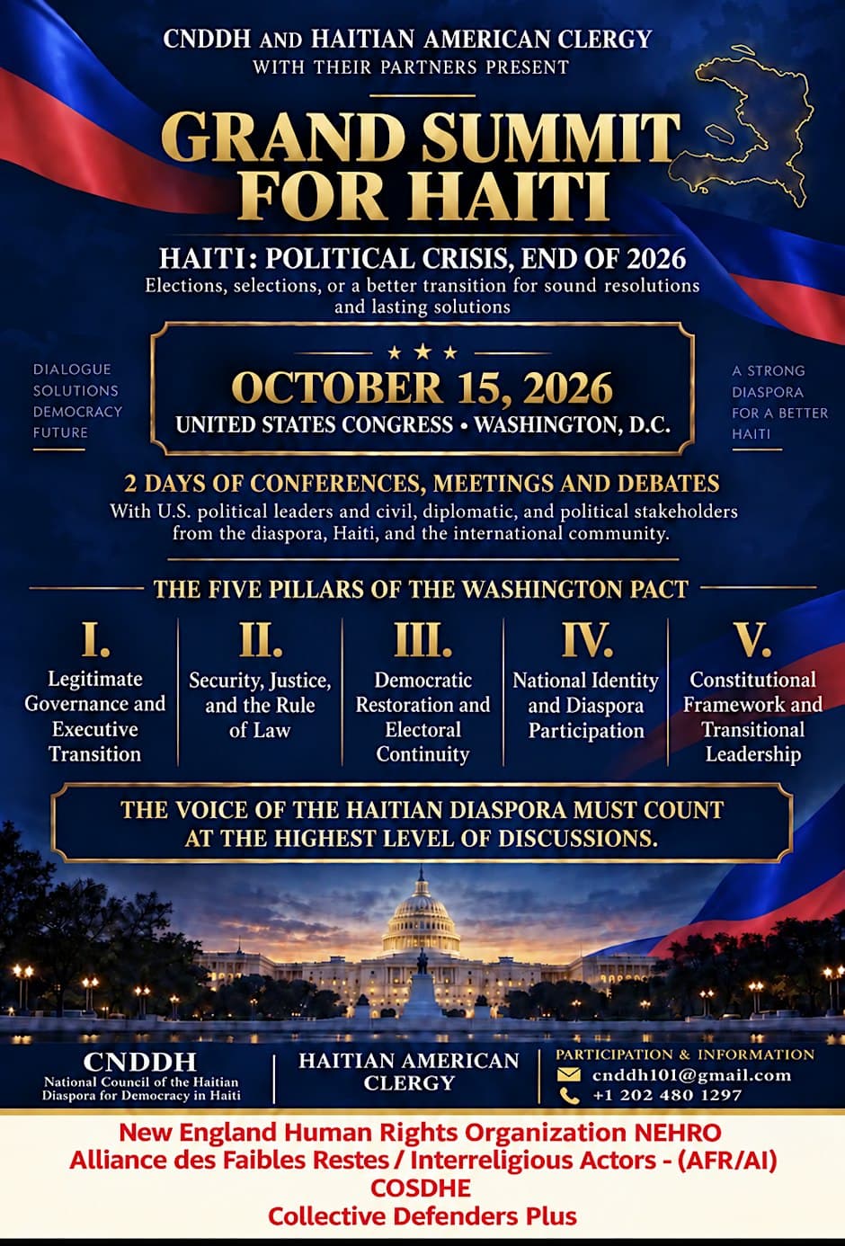 GRAND SUMMIT FOR HAITI