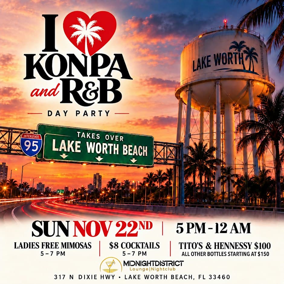 I ❤️ Konpa Takes over Lakeworth Beach