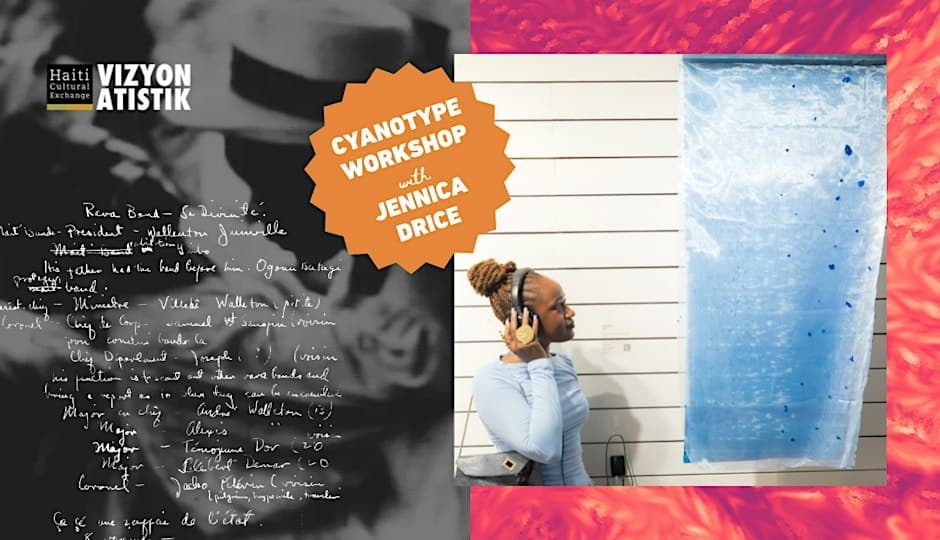 VIZYON ATISTIK | Sound, Archive, and Cyanotype Workshop with Jennica Drice